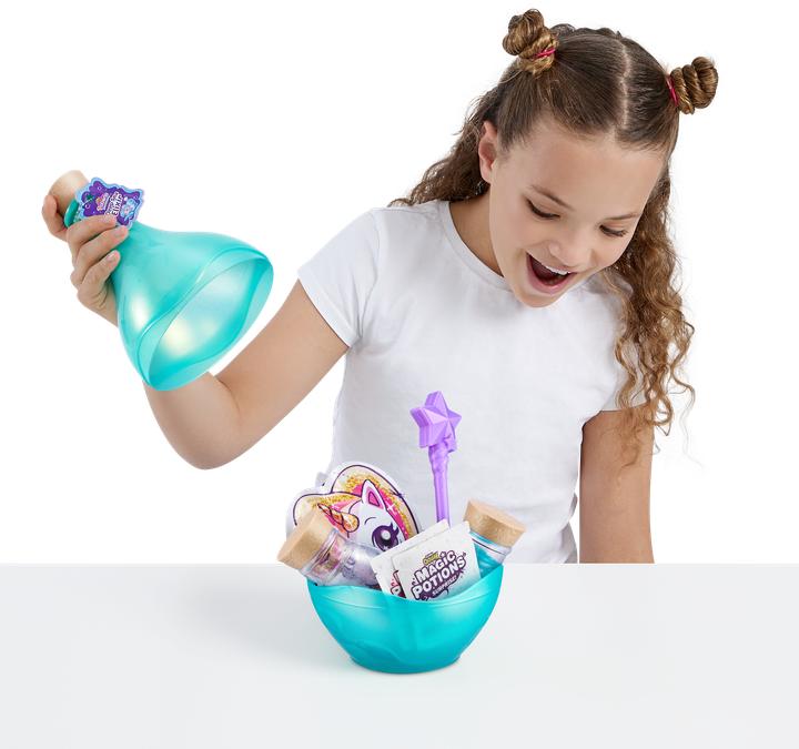 Actual product image Zuru Slime crackling foam 4-pack cardboard 6 pieces