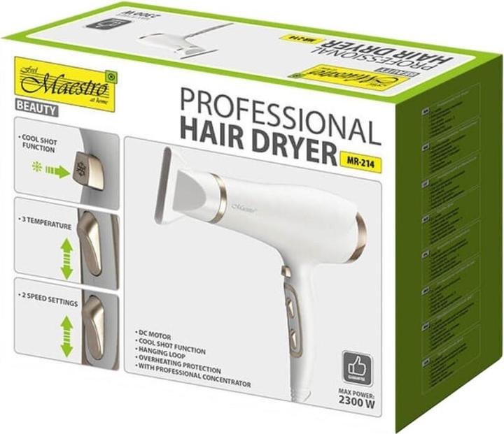 Actual product image Maestro Suszarka do włosów 2300W MR-214 (2300 W)