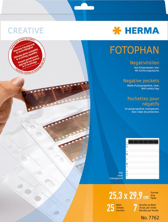 Image du produit Herma Negativhüllen (Boîte)