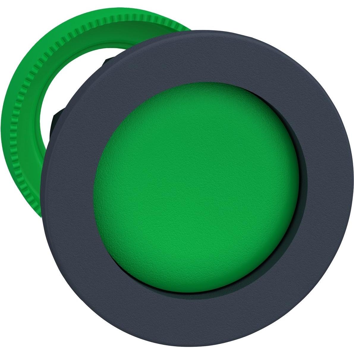 Schneider Electric Flush Green Pushbutton Head Recessed, Taster + Schalter, Grün