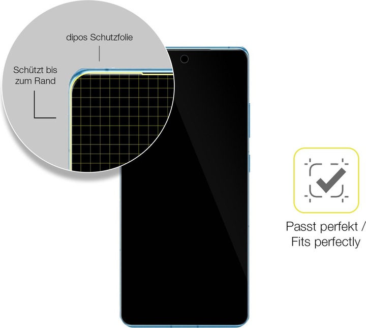 Actual product image Dipos 3D Full Cover Screen Protector (1 Piece, OnePlus 12R)