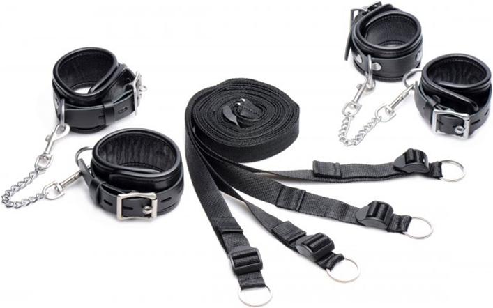 Actual product image Shots Bed bondage set