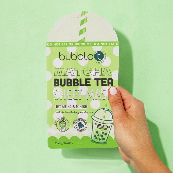 Produktbild Bubble T Face sheet mask in Matcha with Aloe Vera & Niacinamide 20ml (20 ml)