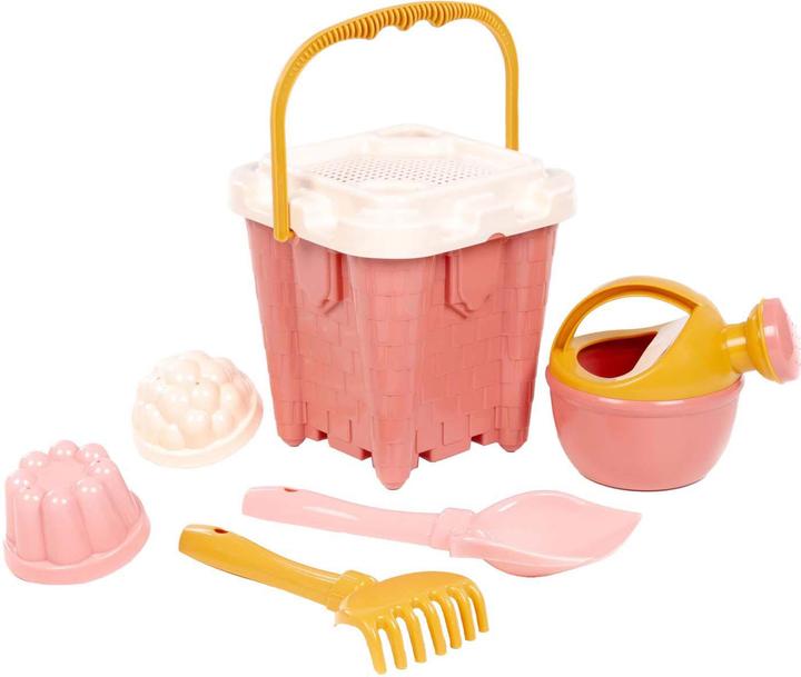 Polesie Cavallino Castle Pink Eimer-Set, 7-tlg.