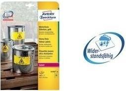 Actual product image Avery Weatherproof labels