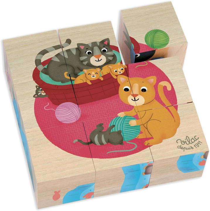 Immagine prodotto Vilac Puzzle a cubo "Animali (9 pezzi)