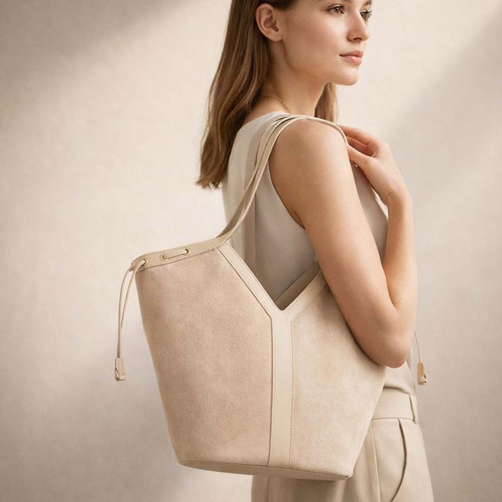 Actual product image Gallantry Moderne Damen Tote Bag Wildlederoptik