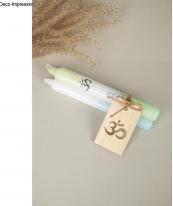 Image du produit Rayher Bougie conique, 4cm ø, blanc