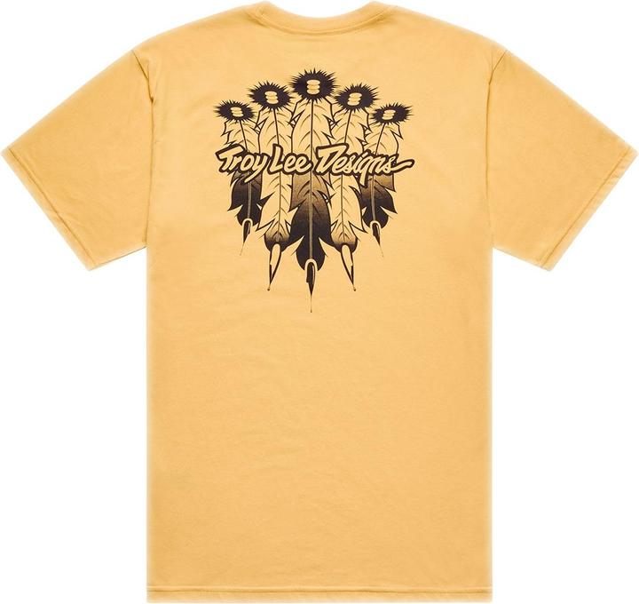 Actual product image Troy Lee Designs T-Shirt, Feather, bleached melon, S (S)