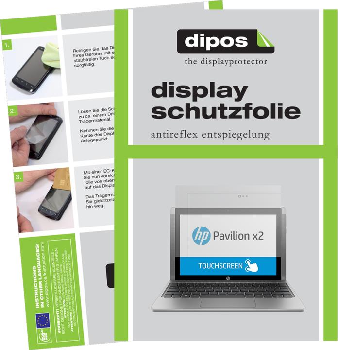 Actual product image Dipos Screen Protector Anti-Glare (2 Piece, HP Pavilion x2 10.1 inch)
