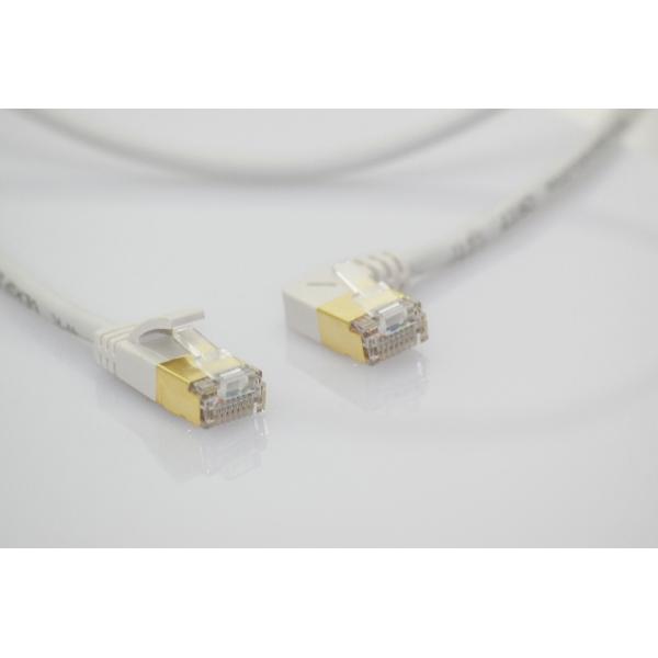 Wantec 7579 Netzwerkkabel 1 m Cat6e S/FTP (S-STP) Weiss (S/FTP, CAT6e, 1 m), Netzwerkkabel