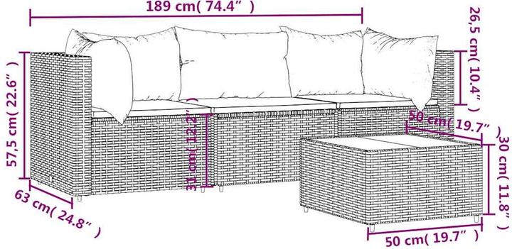 Produktbild vidaXL Domini