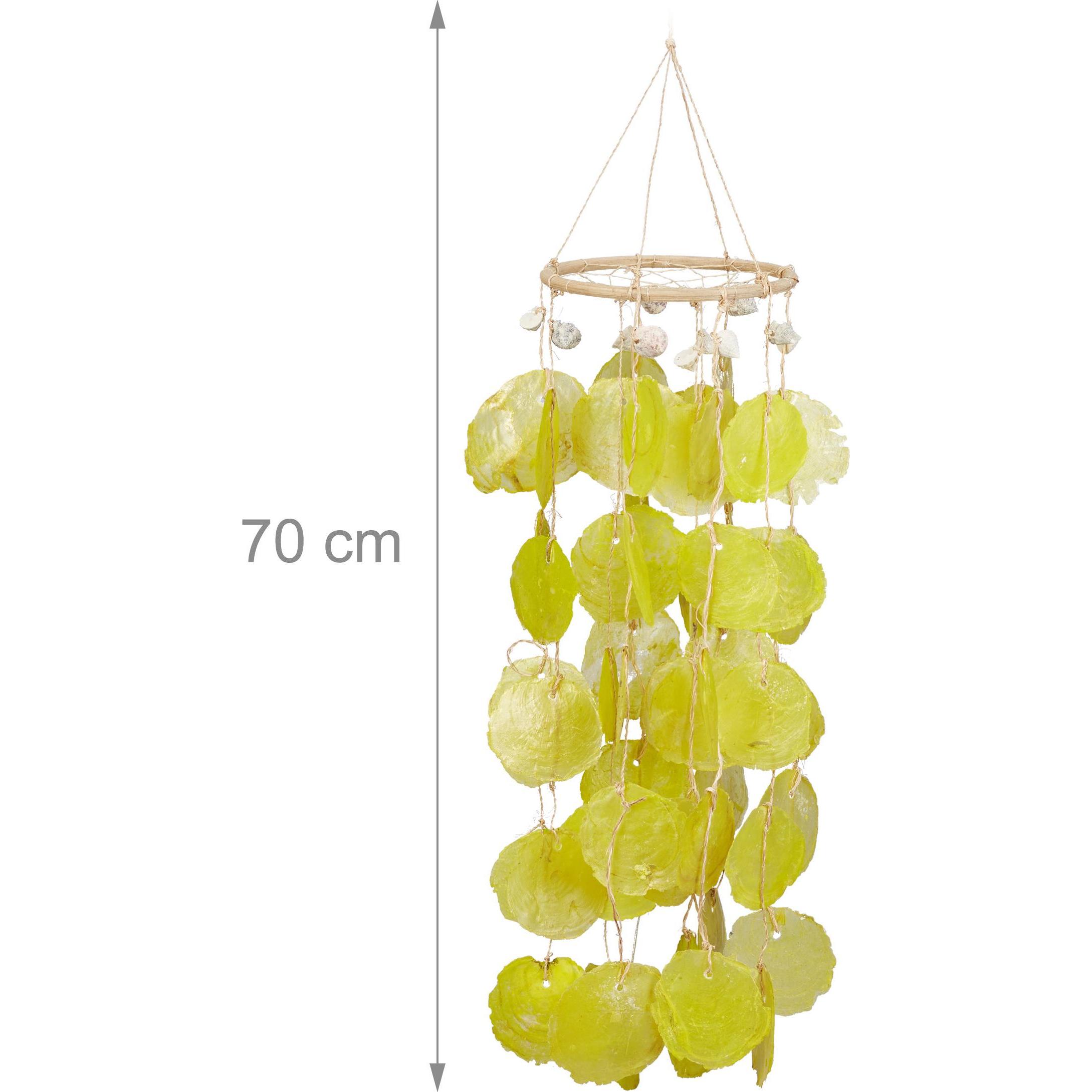 Thumbnail - Relaxdays, Aussendekoration, Capiz Windspiel