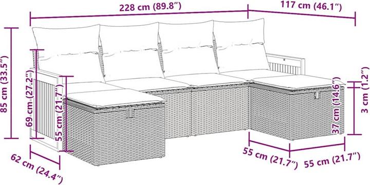 Produktbild vidaXL Harlow