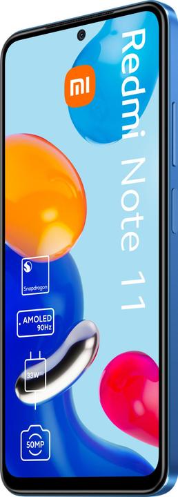 Produktbild Xiaomi Redmi Note 11 (128 GB, Twilight Blue, 6.43", Dual SIM, 50 Mpx, 4G)