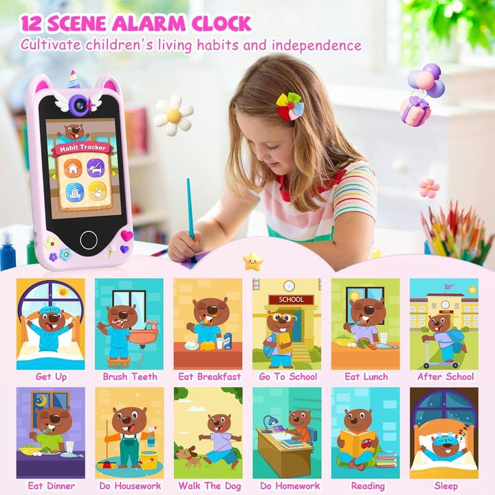Actual product image Yosfeng Kinderhandy mit Touchscreen & Kamera