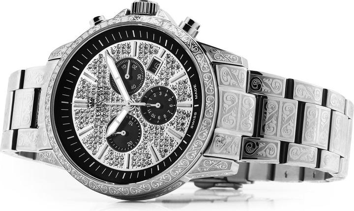 Actual product image Louis XVI Palais Royale Iced Out (Chronograph, 43 mm)