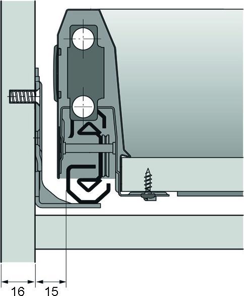 Productafbeelding Hettich Actro Silent System