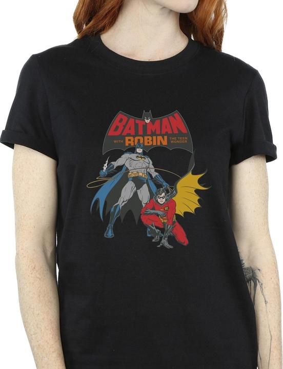 Produktbild Batman und Robin Baumwolle Boyfriend TShirt (L)