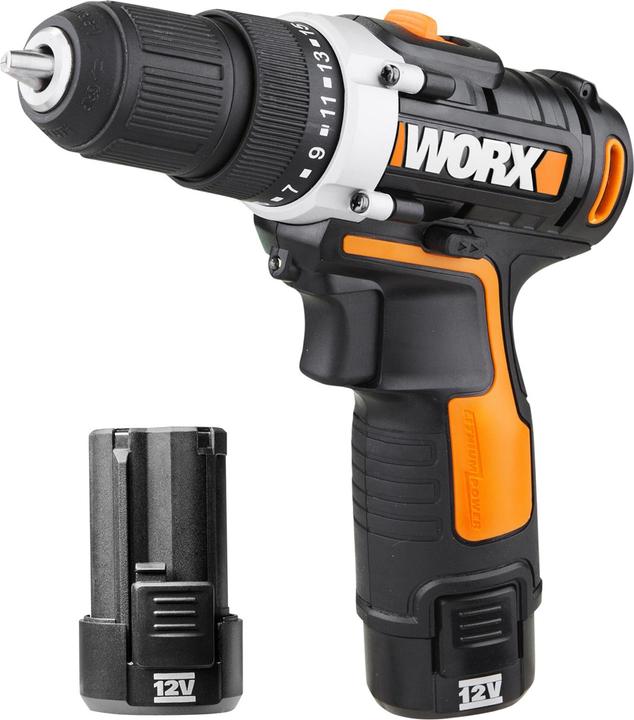 Worx Cordless screwdriver 12V WX128 (Rechargeable battery operated)