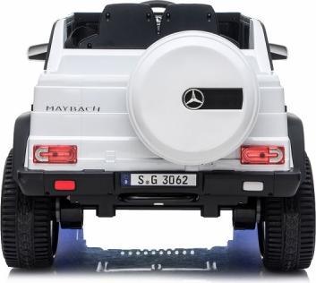 Produktbild Es-toys Kinderfahrzeug – Elektro Auto „Mercedes Maybach G650“ – Lizenziert –2 Sitzer- 24V, 4 Motor (24 V)