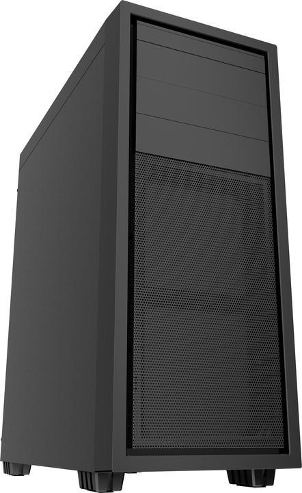 Actual product image Gembird Fornax K500 ATX Computer Case Midi Tower Black (ITX, E-ATX, ATX)