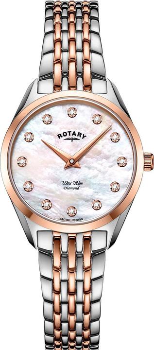 Immagine prodotto Rotary LB08012/41/D Ultra Slim Donna 27mm 5ATM (Orologio da polso analogico, 27 mm)
