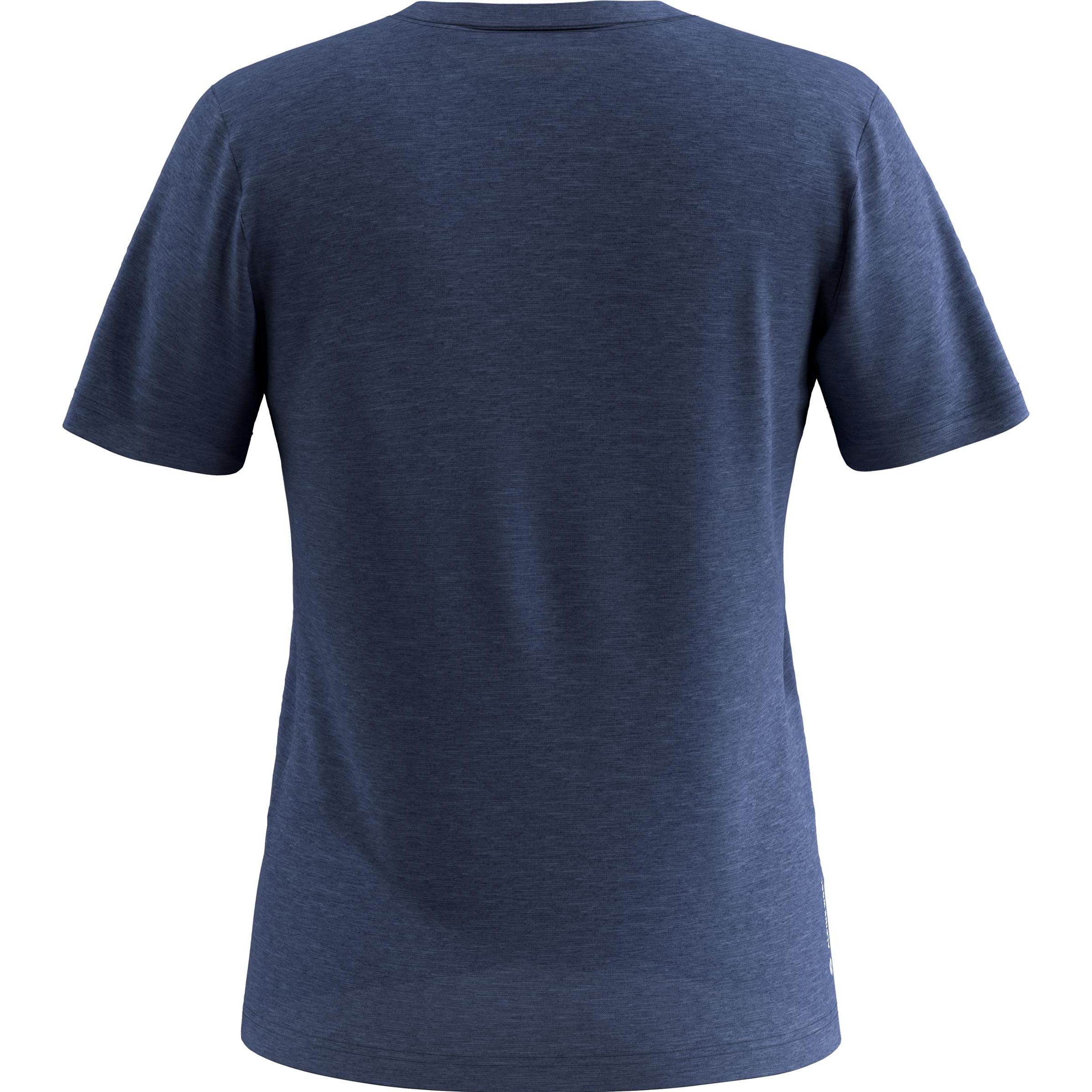 Thumbnail - Salewa, Damen, Funktionsshirt, Eagle Minilogo Merino T-Shirt Damen (38), Blau, 38