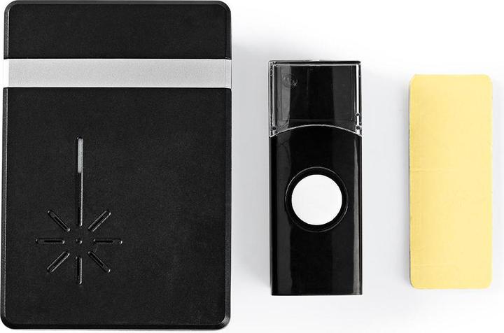 Image du produit Nedis Sonnette sans fil Alimentation par piles 3 V DC 1x CR2032 Volume : 80 dB Portée du signal : 300 m