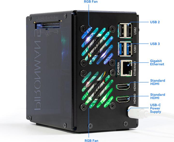 Actual product image Raspberry Pi PIRONMAN 5 MAX case