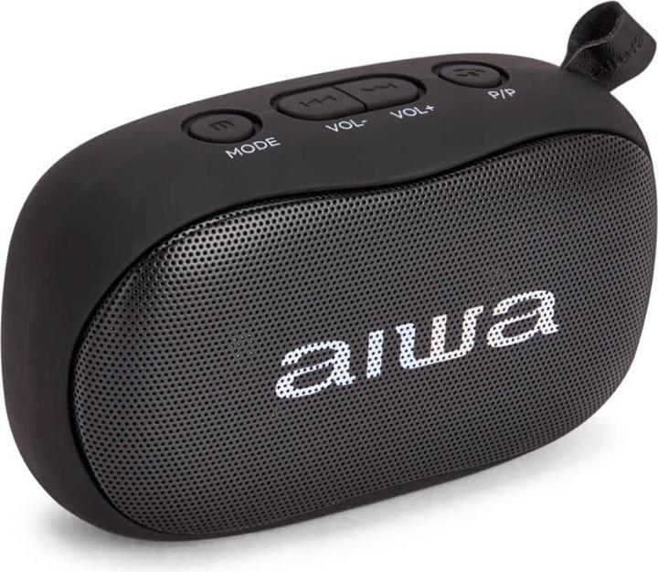 Actual product image Aiwa BS-110BK Bluetooth Speaker (2 h, Rechargeable battery operated)