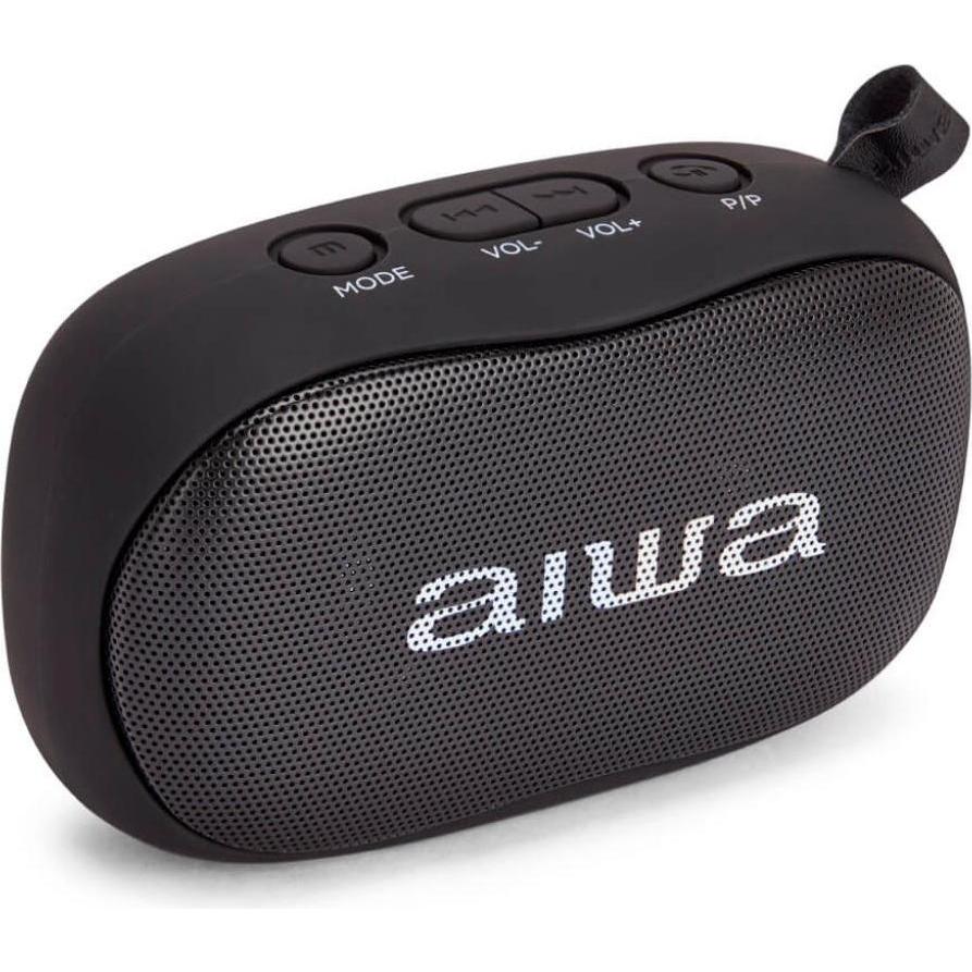 Thumbnail - Aiwa BS-110BK Bluetooth-Lautsprecher (2 h, Akkubetrieb), Bluetooth Lautsprecher, Schwarz, Blau