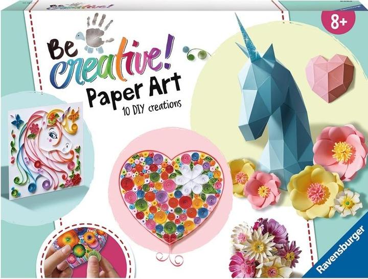 Image du produit Ravensburger Paper Art Flowers & Unicorn