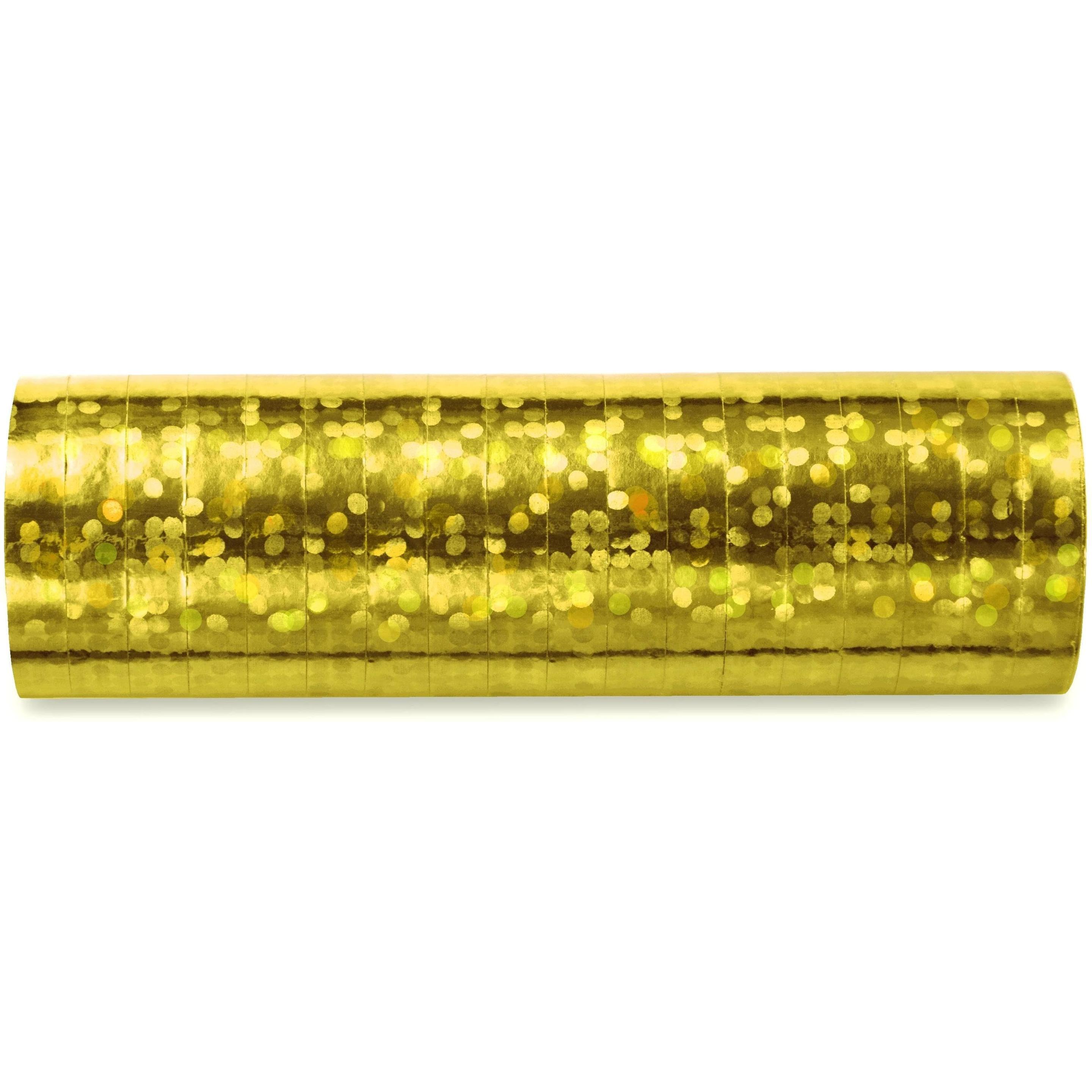 Partydeco Luftschlangen 3.8 m, Gold