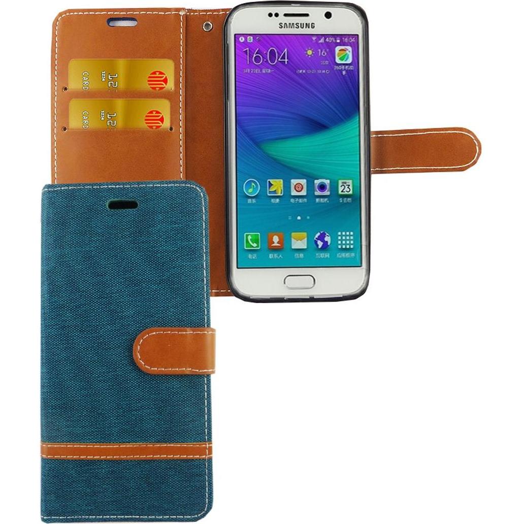 König Design Hülle Handy Schutz für Samsung Galaxy S6 Case Cover Tasche Wallet Etui Bumper (Samsung Galaxy S6), Smartpho...