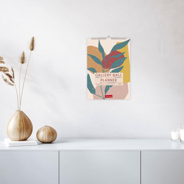 Actual product image Harenberg Gallery Wall Planner Wochenplaner 2026 - Kalender mit 53 Minipostern (25 x 35.5 cm, German)