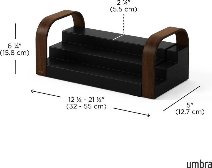 Actual product image Umbra Bellwood /Walnut spice rack