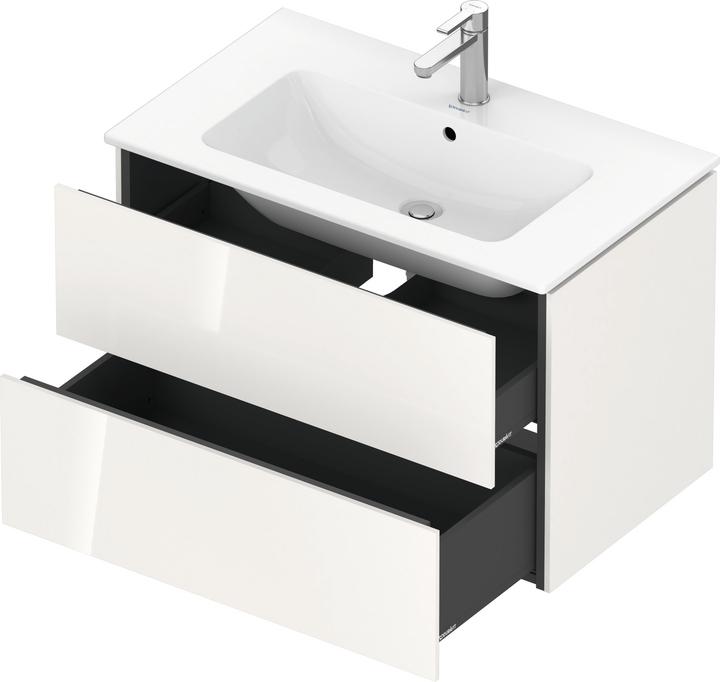 Actual product image Duravit Vanity unit L-CUBE 820x481x550mm white high gloss (48 x 48 x 55 cm)