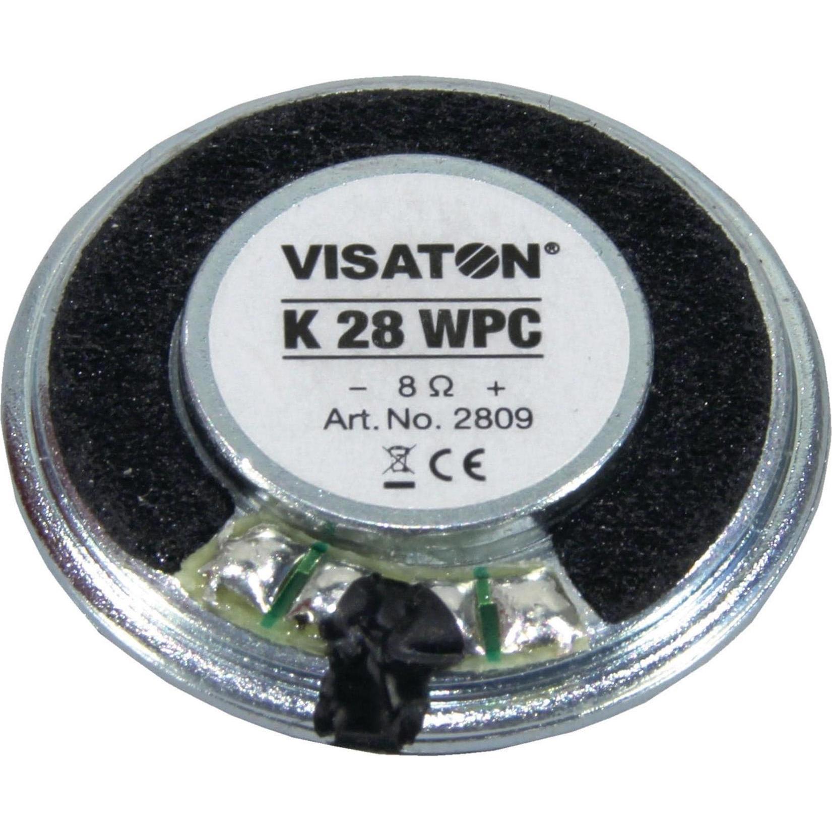 Thumbnail - Visaton Minilautsprecher, wasserfest 8 Ohm 28mm, Lautsprecher Bauteile, Schwarz