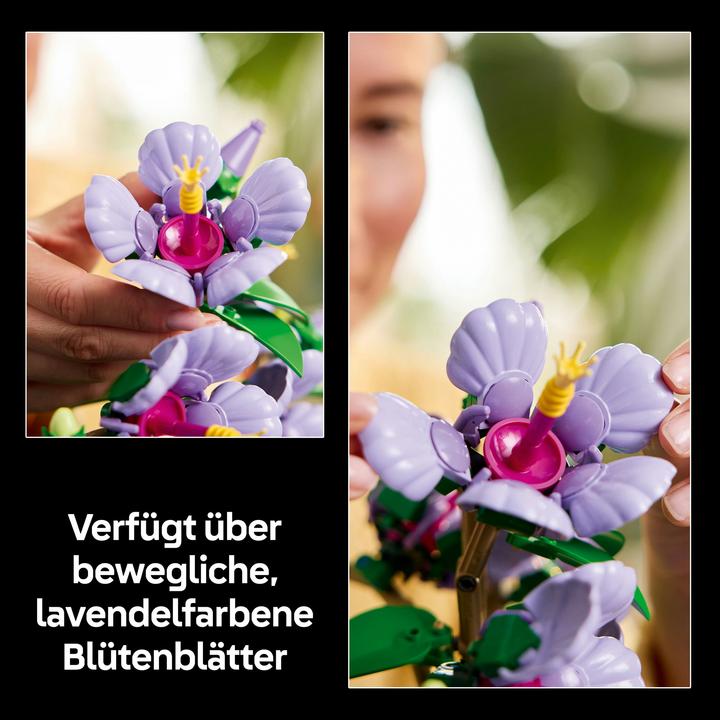 Actual product image LEGO Hibiscus (LEGO Botanical)