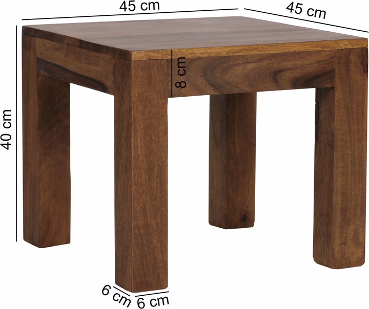 Actual product image Wohnling Mumbai (45 x 45 x 40 cm)