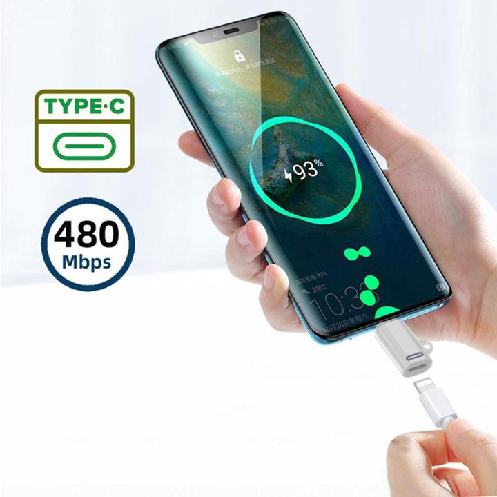 Produktbild Deltalabs USB C auf Lightning Ladeadapter Konverter (USB Typ C, Lightning)