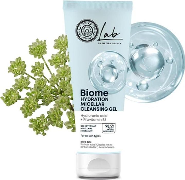 Image du produit Natura Siberica Lab Biome Hydration Gel nettoyant micellaire pour le visage 140ml (140 ml)