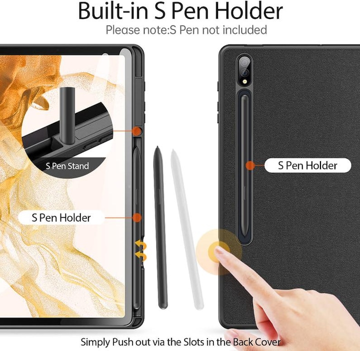 Actual product image Dux Ducis Domo Series (Galaxy Tab S8+, Galaxy Tab S7+, Galaxy Tab S7 FE)