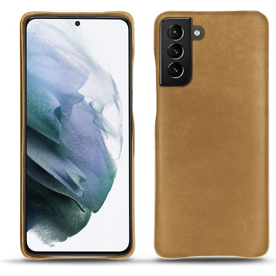 Noreve Lederschutzhülle (Samsung Galaxy S21+), Smartphone Hülle, Braun