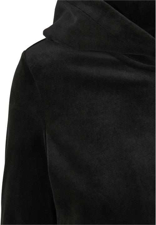 Produktbild Urban Classics Ladies Short Velvet Zip Hoody (5XL)