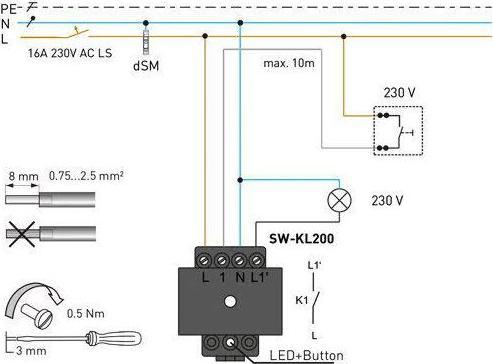 Produktbild Digitalstrom Joker Klemme L SW-KL200