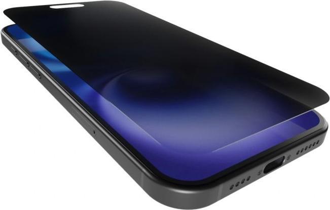 Actual product image Puro Privacy Tempered Glass for iPhone 16 / iPhone 15 (1 pcs., Apple iPhone 15, Apple iPhone 16)