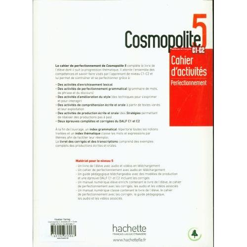 Thumbnail - Cosmopolite 5 c1-c2 : cahier d'activités perfectionnement, Schulbücher von Collectif