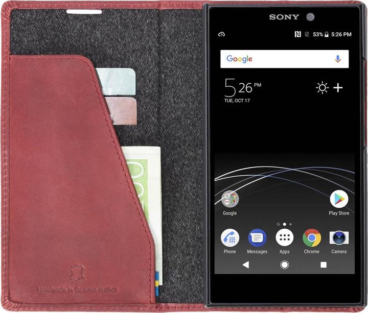 Immagine prodotto Krusell Sunne 2 Card Foliowallet Sony Xperia L2 rosso vintage (Sony Xperia L2)